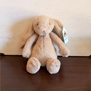 Small bashful Beige Bunny Plush